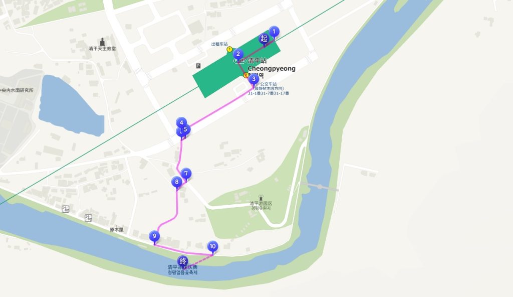 walk way to cheongpyeong