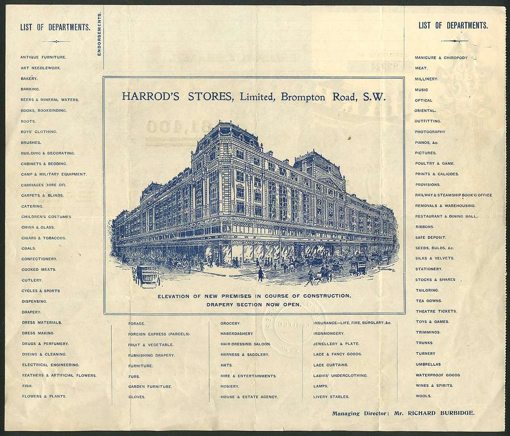 Harrods old photo Harrods old photo